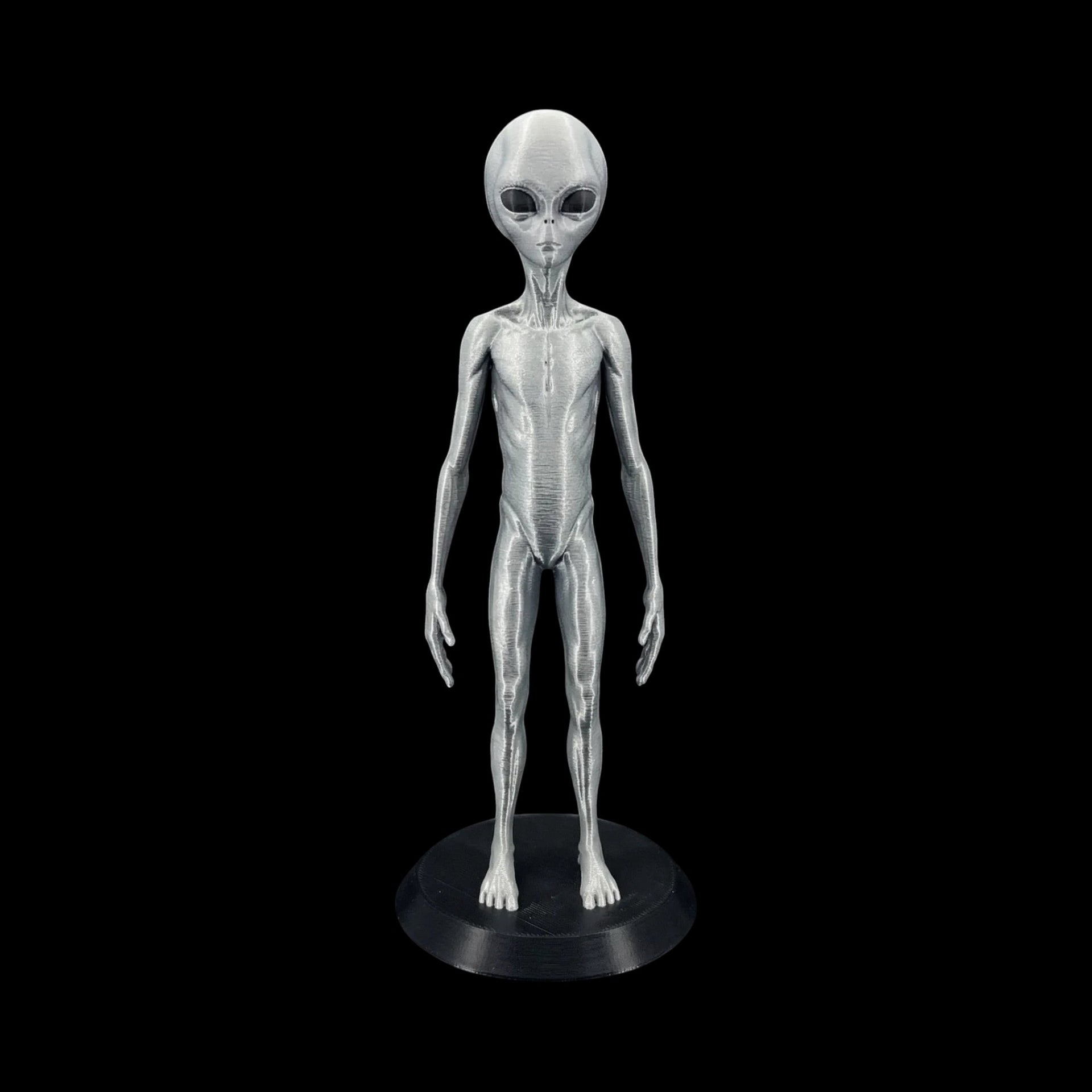 Grey Alien Figurine 10 Inch - 3D Printed by UFODesigns3D