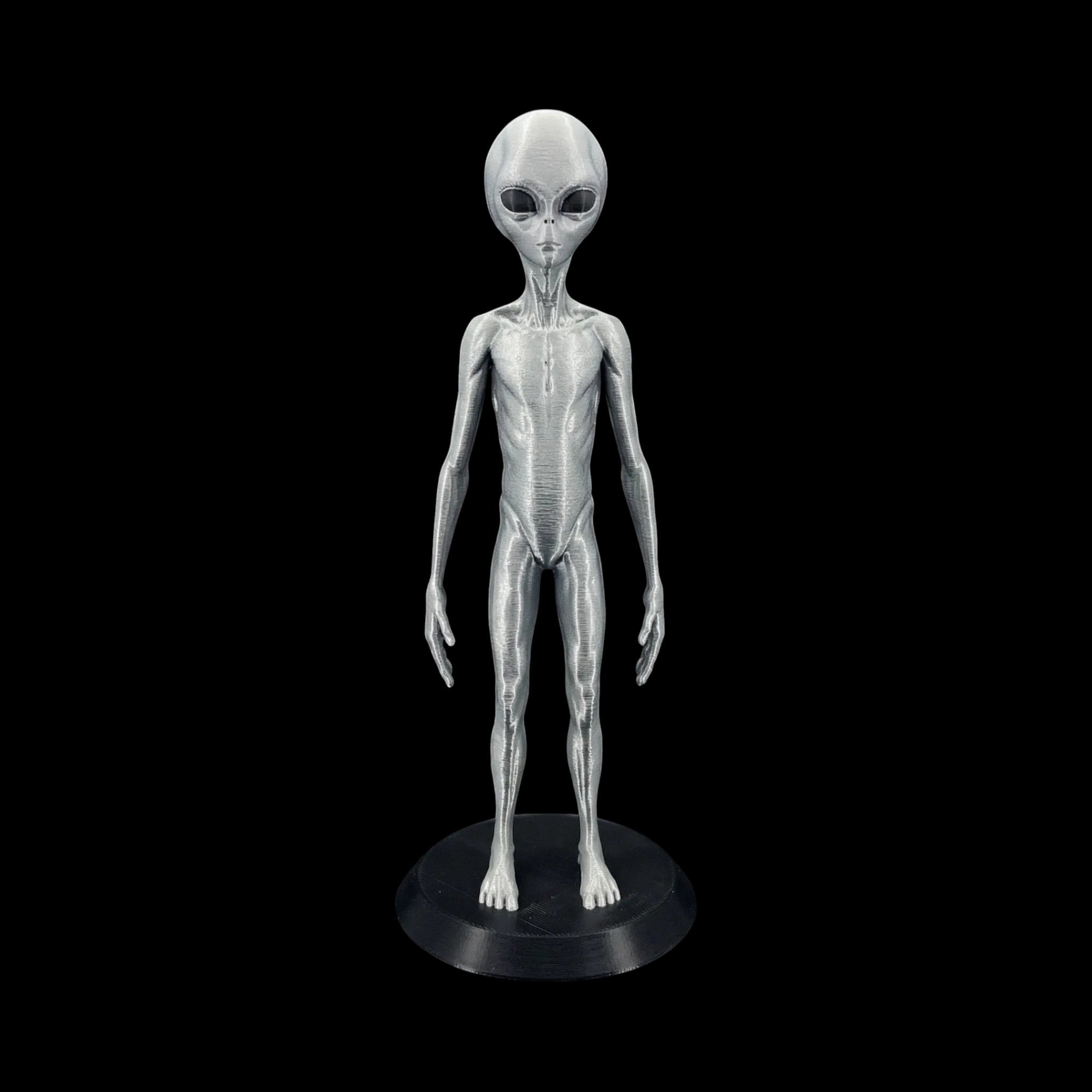 Grey Alien Figurine 10 Inch - 3D Printed by UFODesigns3D