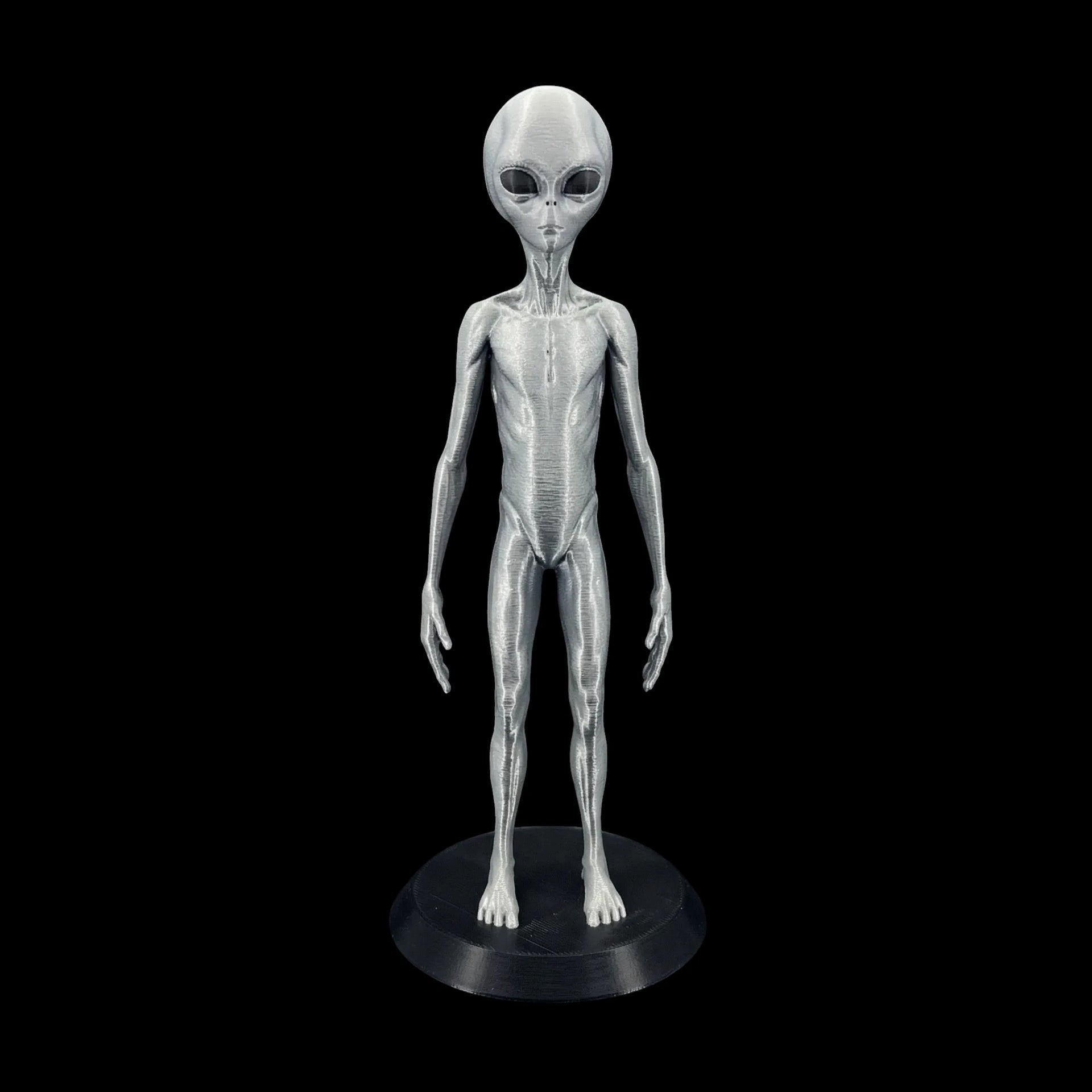 Grey Alien Figurine 10 Inch - 3D Printed by UFODesigns3D
