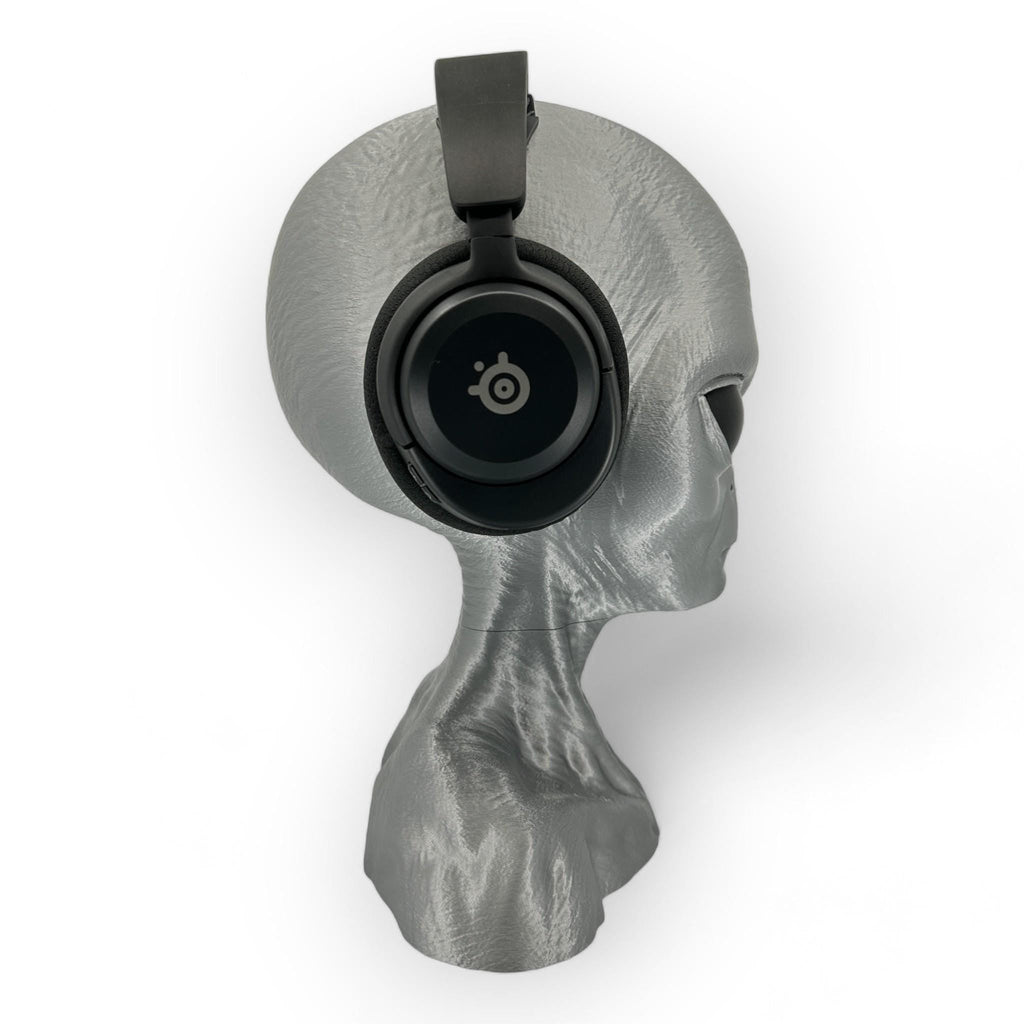 Grey Alien Headphone Stand – 12" - UFODesigns3D