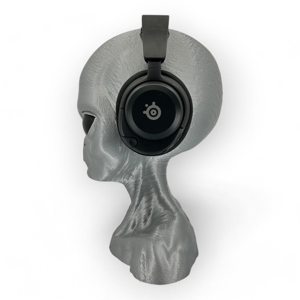 Grey Alien Headphone Stand – 12" - UFODesigns3D
