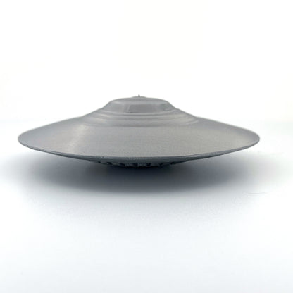 Area 51 Bob Lazar S4 Sport Model UFO - Alien Craft, Extraterrestrial Spaceship, 4 Sizes, Silver Grey Accents, Sci-Fi Collectible, UFO Decor
