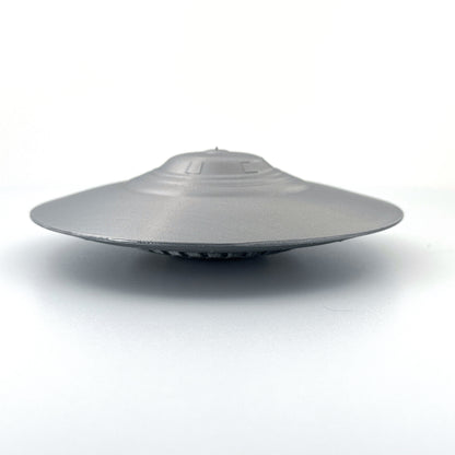 Area 51 Bob Lazar S4 Sport Model UFO - Alien Craft, Extraterrestrial Spaceship, 4 Sizes, Silver Grey Accents, Sci-Fi Collectible, UFO Decor