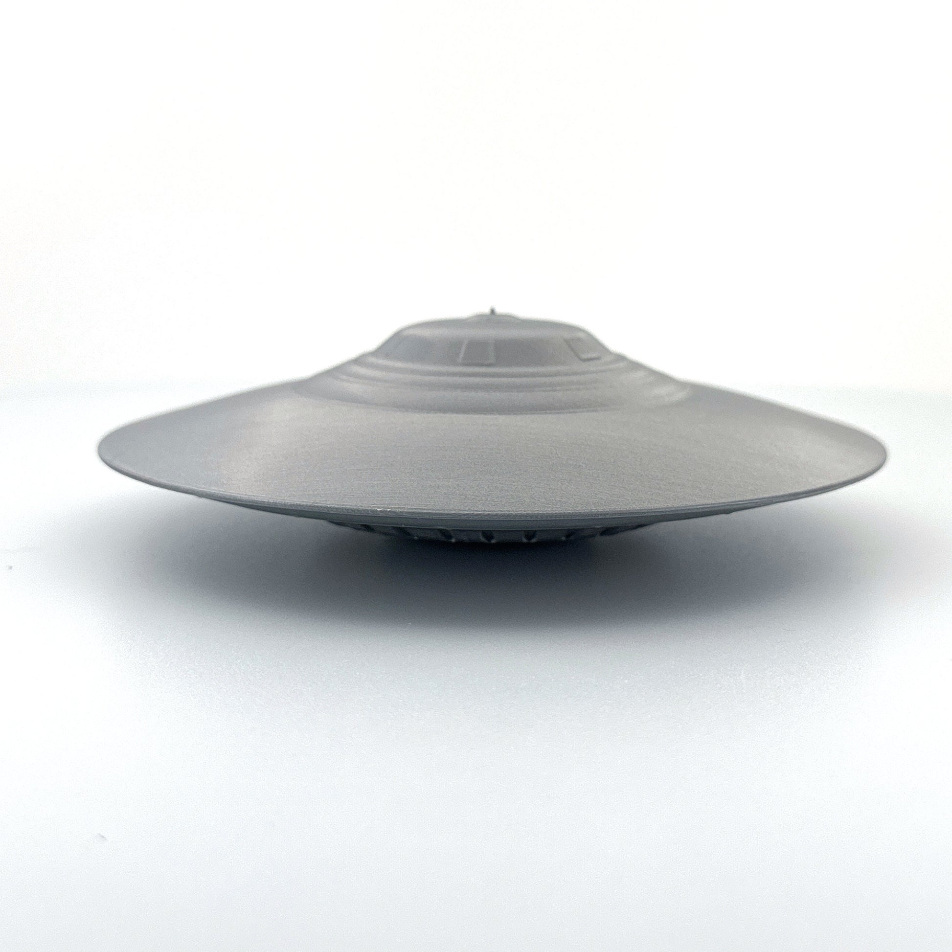 Area 51 Bob Lazar S4 Sport Model UFO - Alien Craft, Extraterrestrial Spaceship, 4 Sizes, Silver Grey Accents, Sci-Fi Collectible, UFO Decor