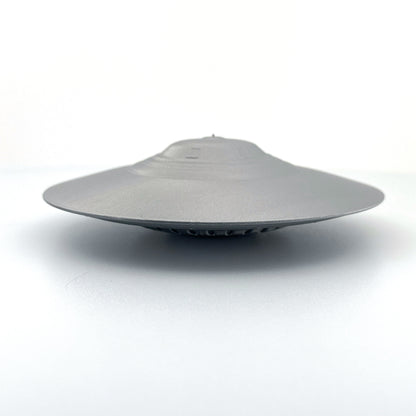 Area 51 Bob Lazar S4 Sport Model UFO - Alien Craft, Extraterrestrial Spaceship, 4 Sizes, Silver Grey Accents, Sci-Fi Collectible, UFO Decor
