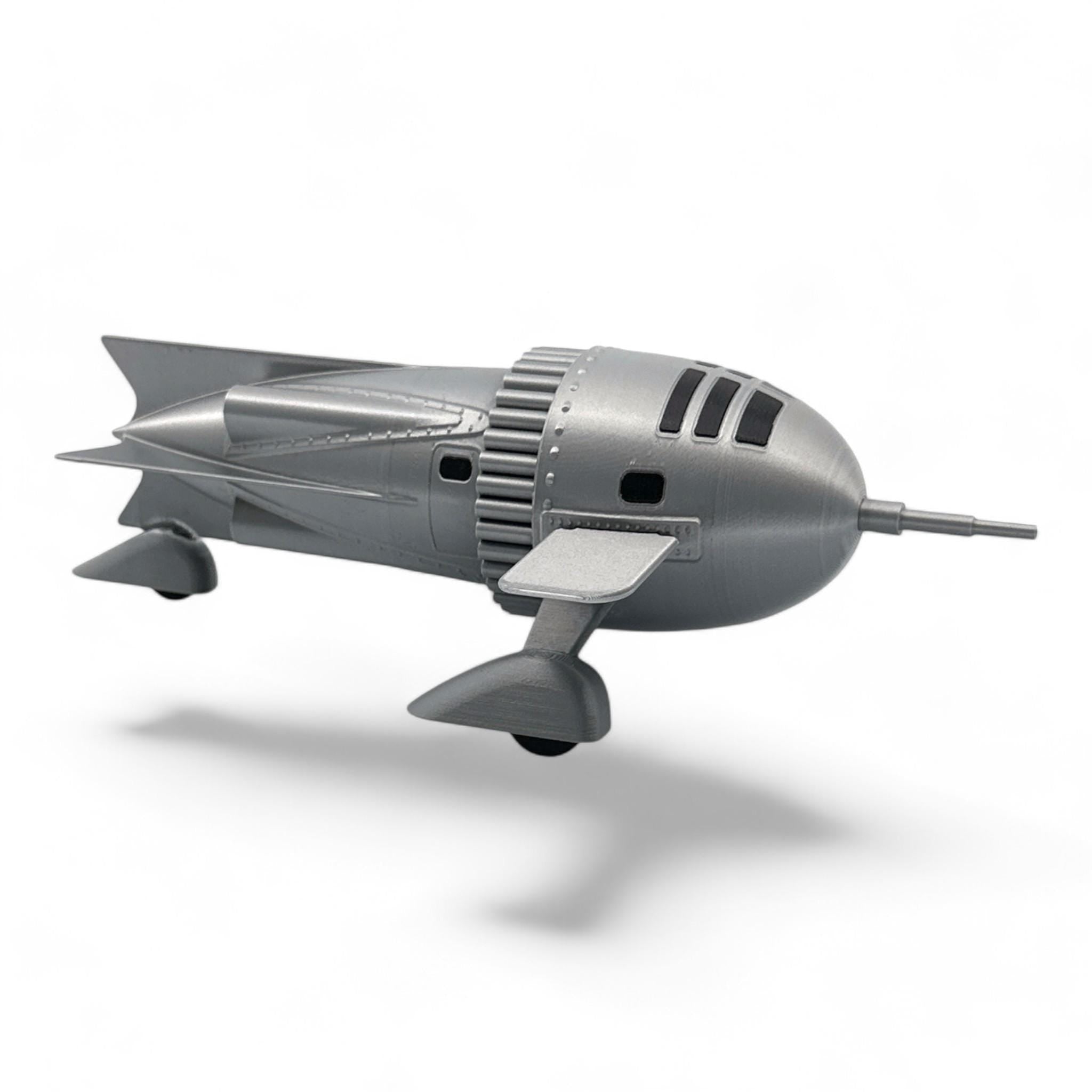 Flash Gordon Dr. Zarkov's Rocket Ship - Retro Sci-Fi Collectible!