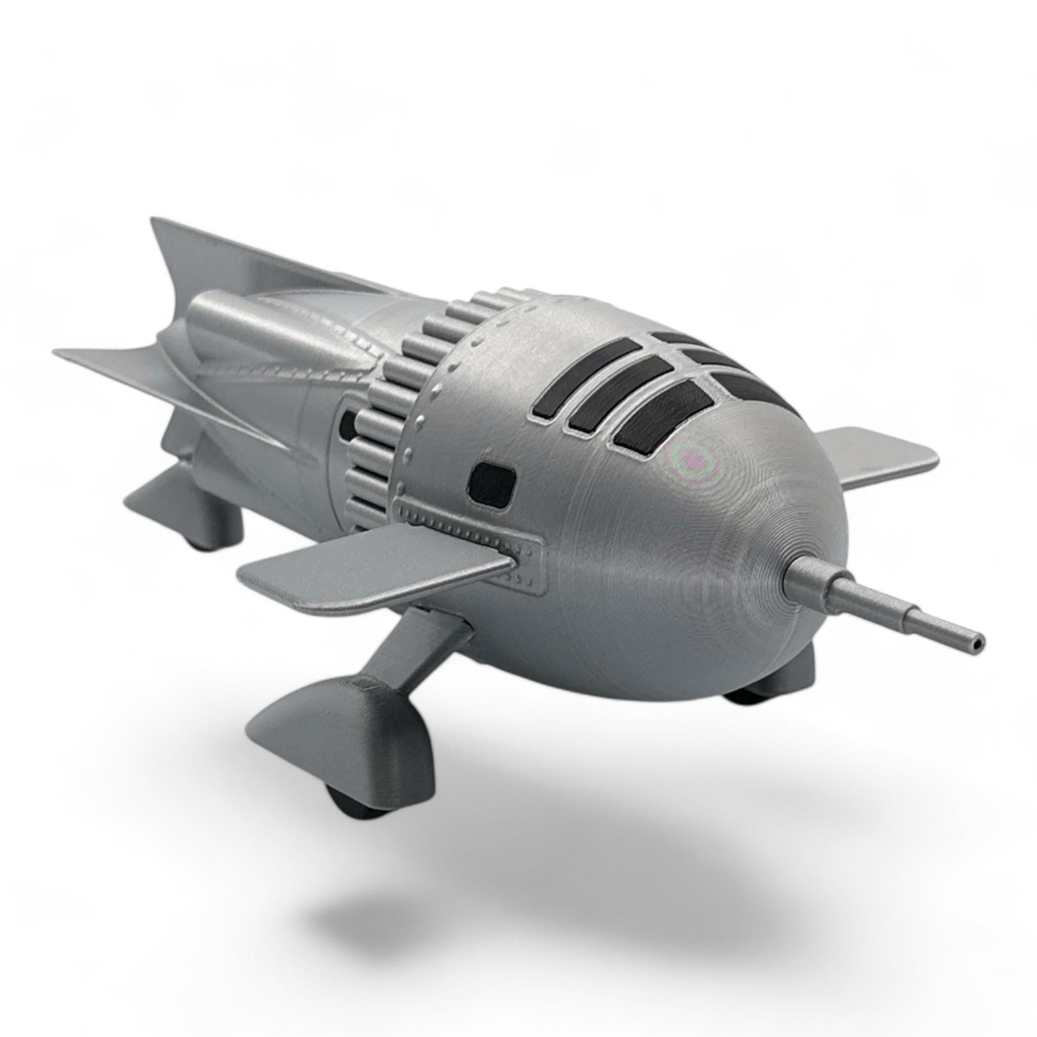 Flash Gordon Dr. Zarkov's Rocket Ship - Retro Sci-Fi Collectible!