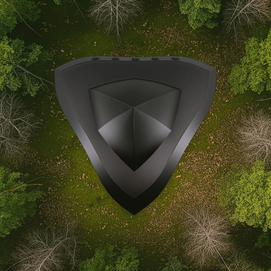 Rendlesham Forest UFO Model | Britain’s Roswell Triangular Craft | 3D Printed Black PLA Replica | 4–10″ Sizes