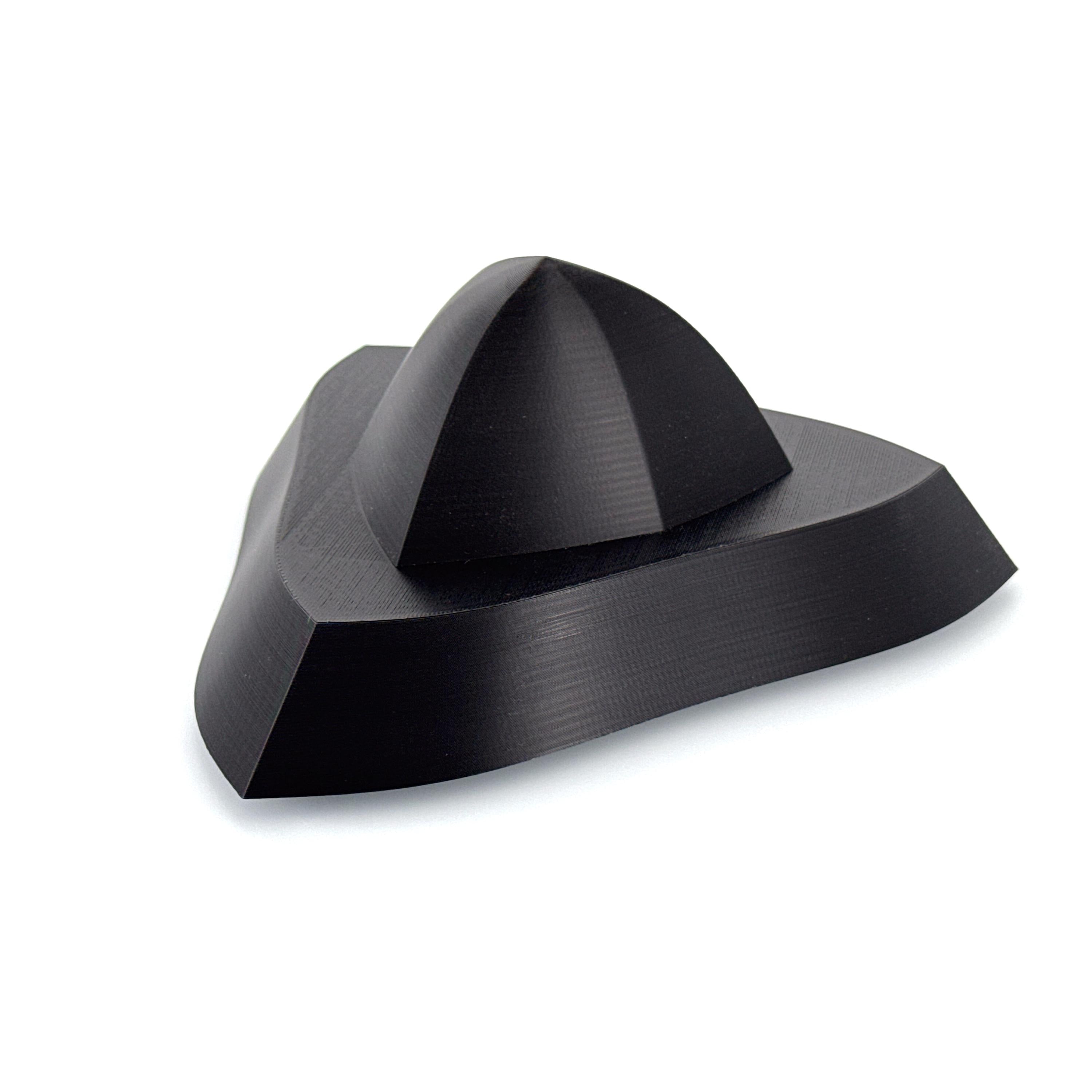 Rendlesham Forest UFO Model | Britain’s Roswell Triangular Craft | 3D Printed Black PLA Replica | 4–10″ Sizes
