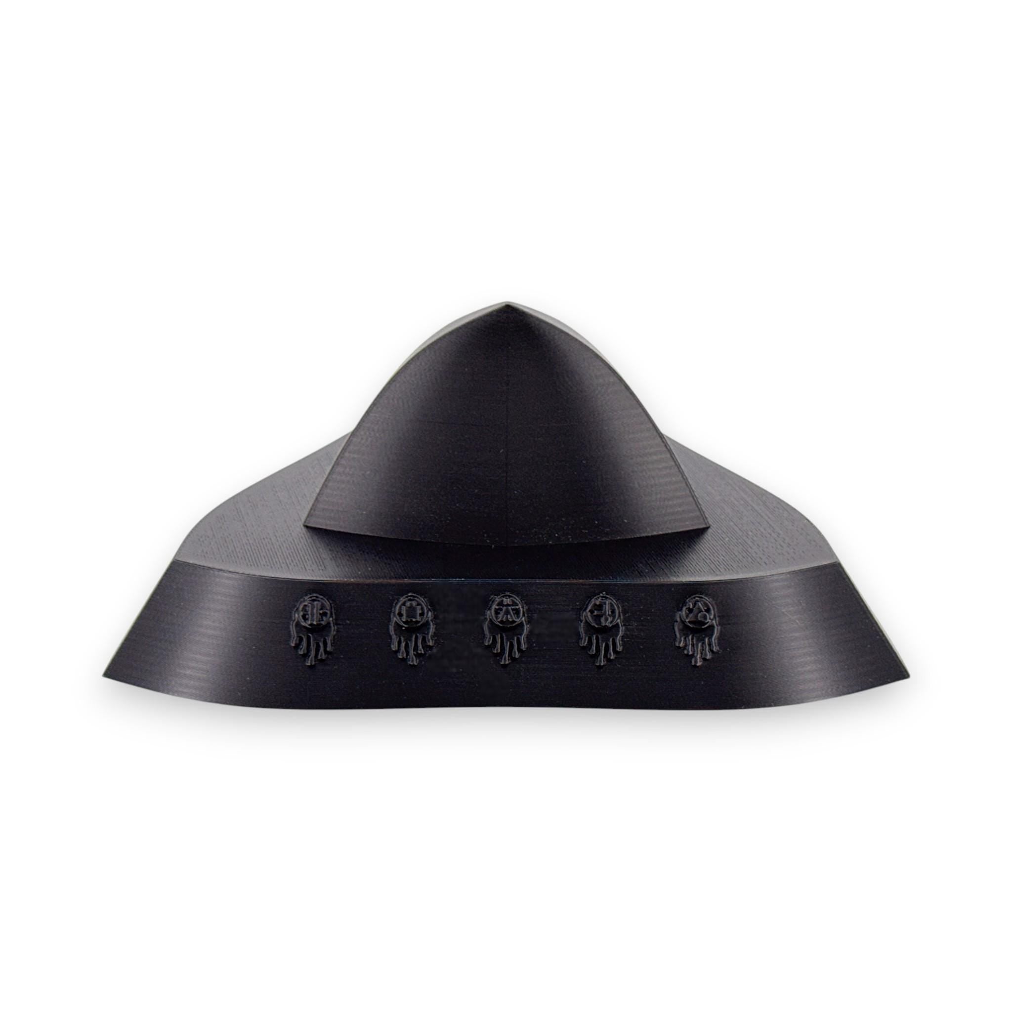 Rendlesham Forest UFO Model | Britain’s Roswell Triangular Craft | 3D Printed Black PLA Replica | 4–10″ Sizes