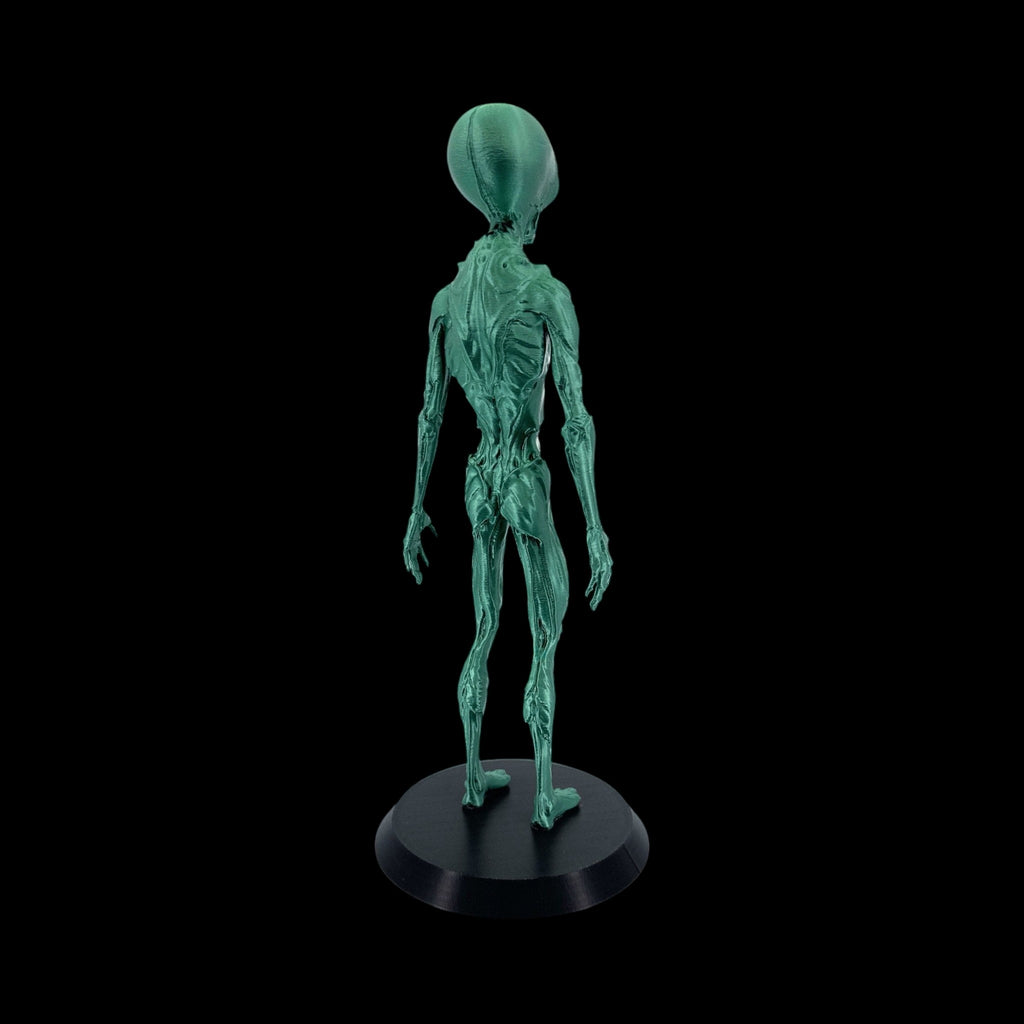 Insectoid Alien Figurine – 10"–12" — view 6, 3D printed replica on black background