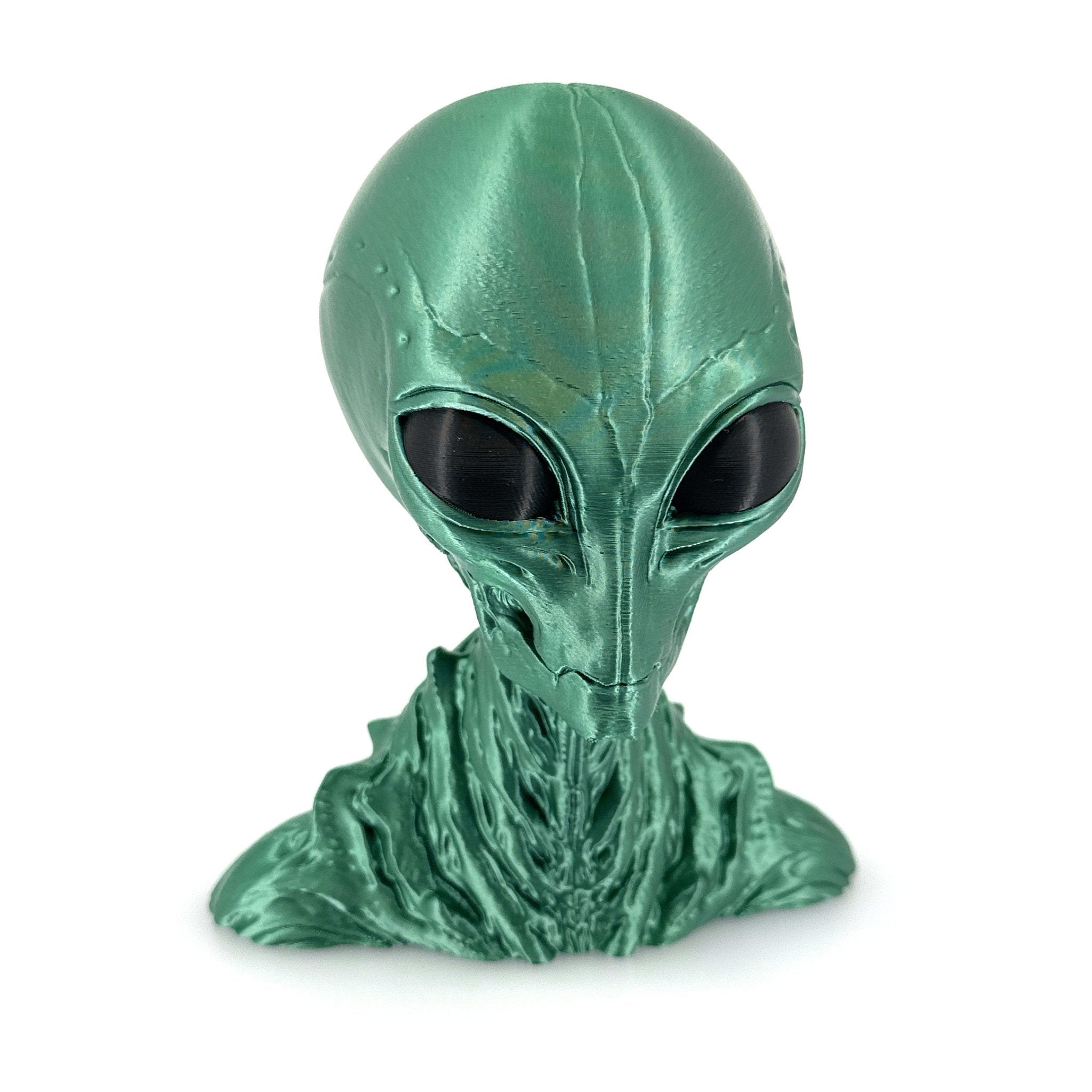 Insectoid Alien Head Bust – 4"–10" - UFODesigns3D