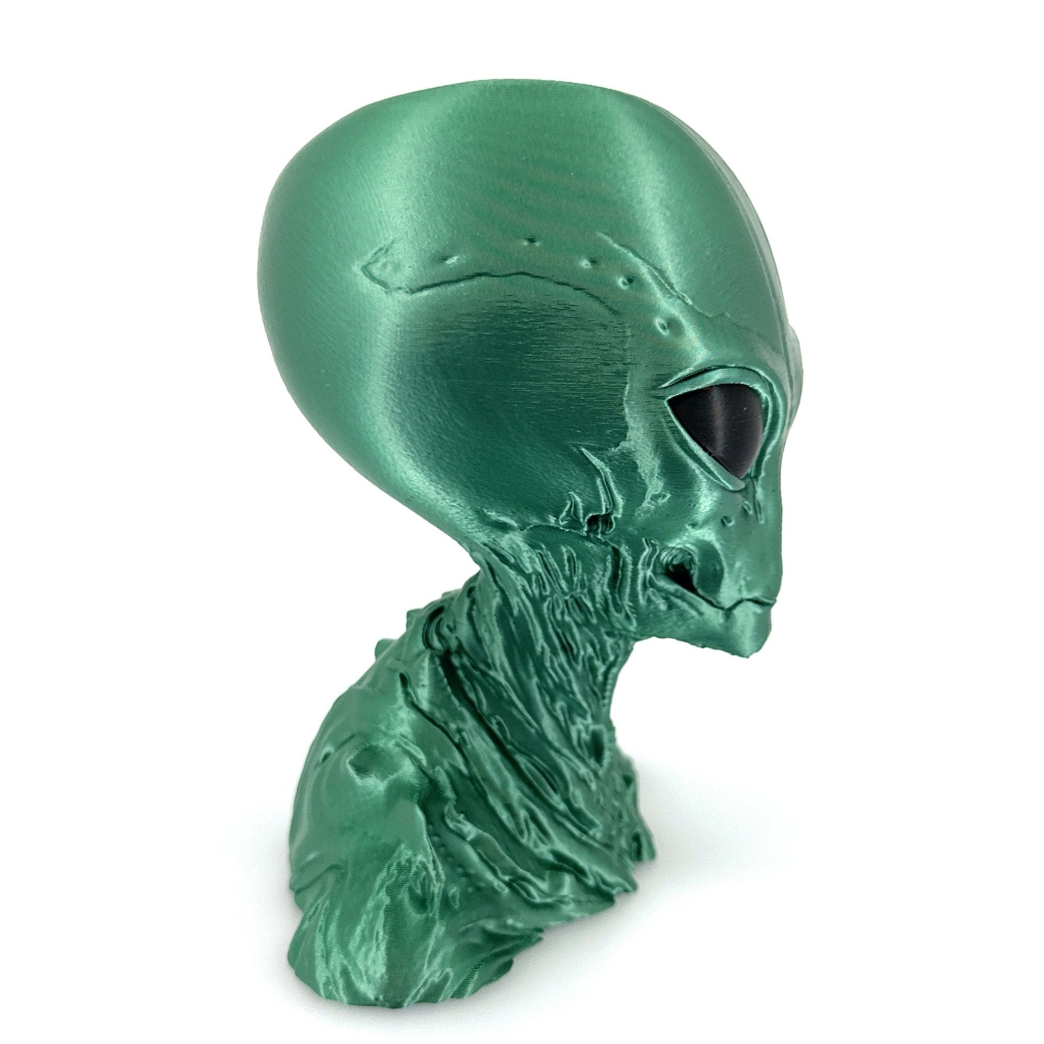 Insectoid Alien Head Bust – 4"–10" - UFODesigns3D