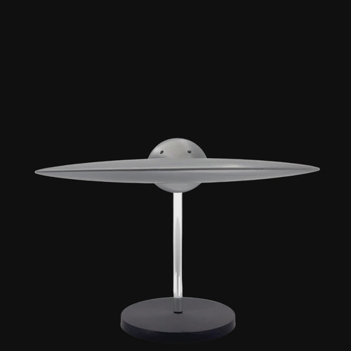 Aztec 1948 UFO – Hart Canyon Crash – 6"–12" — rotating product video, 3D printed replica on black background