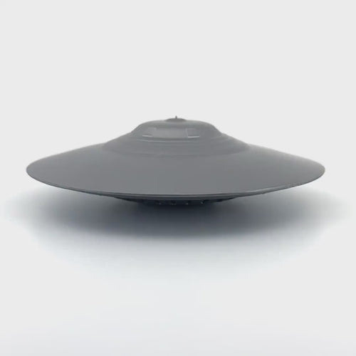 Area 51 Bob Lazar S4 Sport Model UFO - Alien Craft, Extraterrestrial Spaceship, 4 Sizes, Silver Grey Accents, Sci-Fi Collectible, UFO Decor