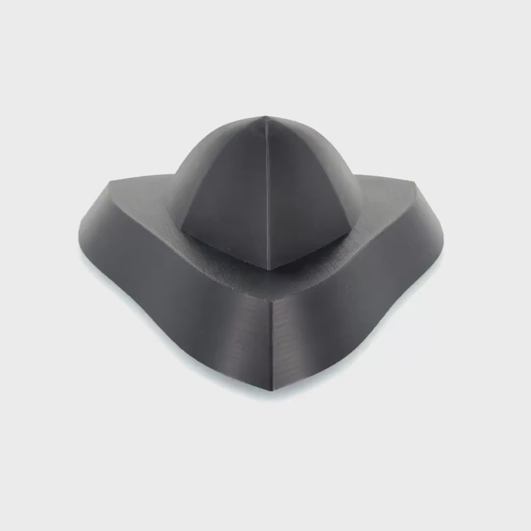 Rendlesham Forest UFO Model | Britain’s Roswell Triangular Craft | 3D Printed Black PLA Replica | 4–10″ Sizes