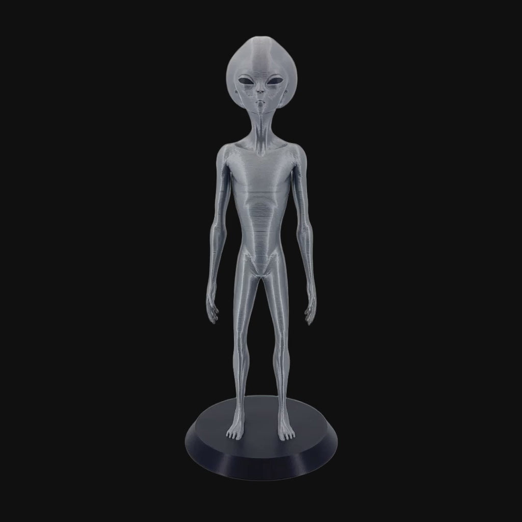 Roswell Grey Alien Figurine – 10"–12"