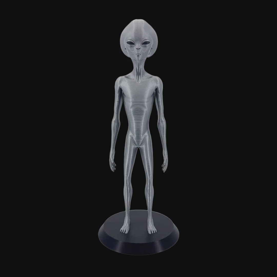 Roswell Grey Alien Figurine – 10"–12"