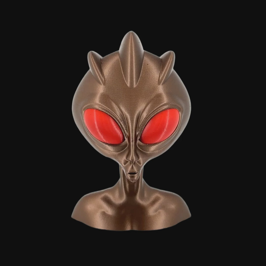 Varginha Alien Head Bust – 4"–10"