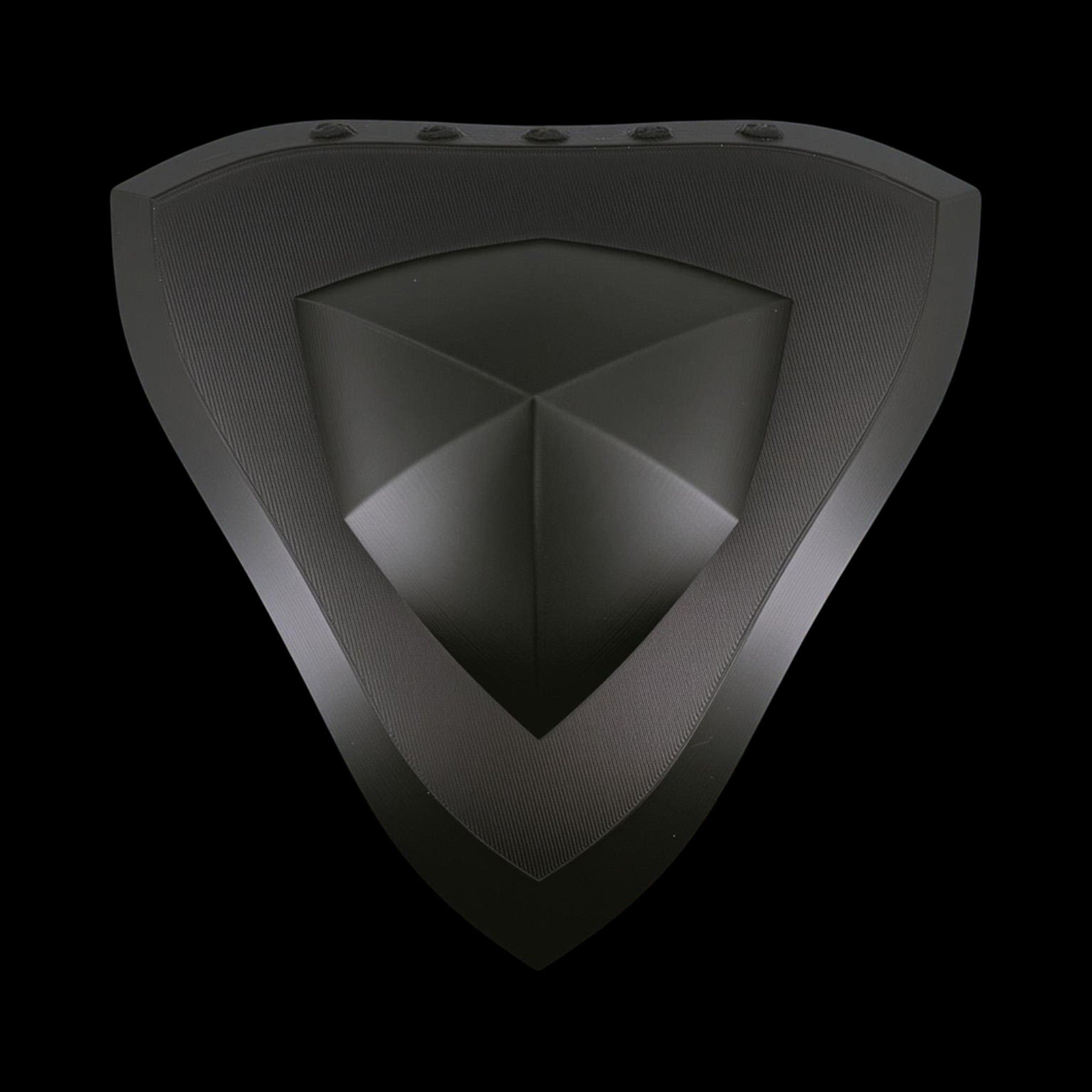 Rendlesham Forest UFO – 4"–10" — view 2, 3D printed replica on black background