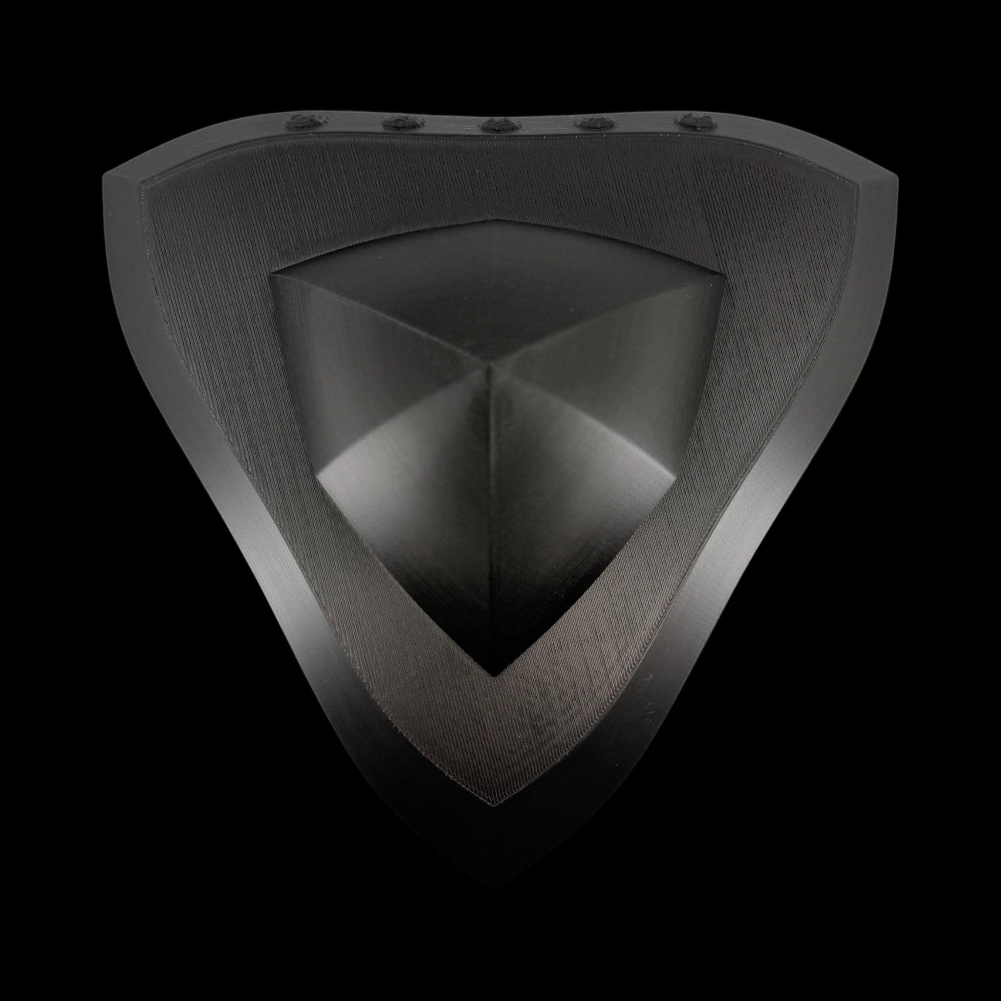 Rendlesham Forest UFO – 4"–10" — view 3, 3D printed replica on black background