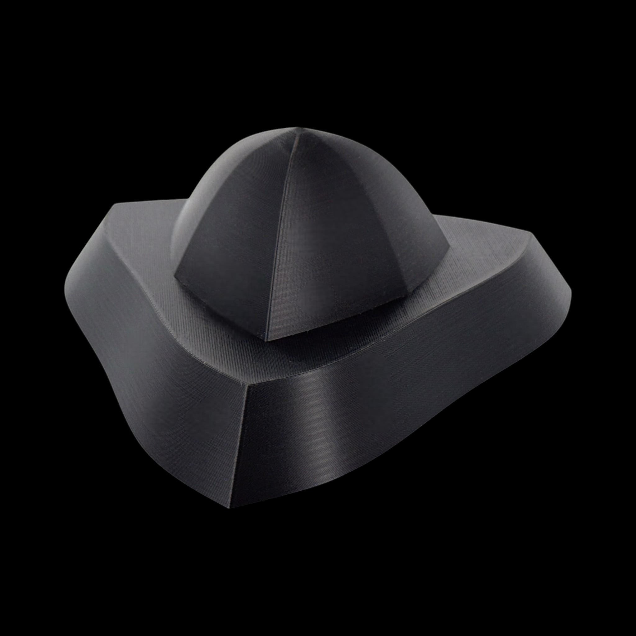 Rendlesham Forest UFO – 4"–10" — view 6, 3D printed replica on black background