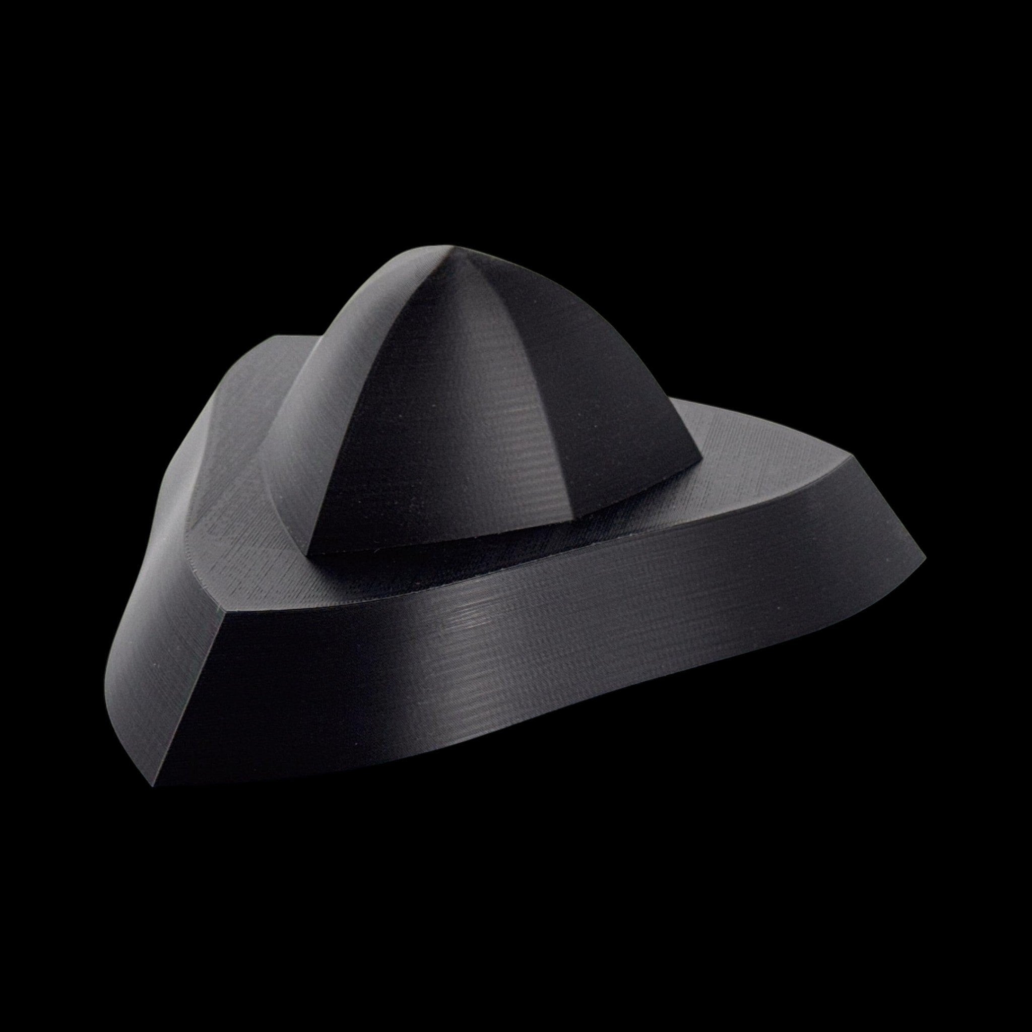 Rendlesham Forest UFO – 4"–10" — view 7, 3D printed replica on black background