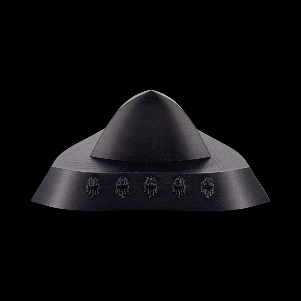 Rendlesham Forest UFO – 4"–10" — view 9, 3D printed replica on black background