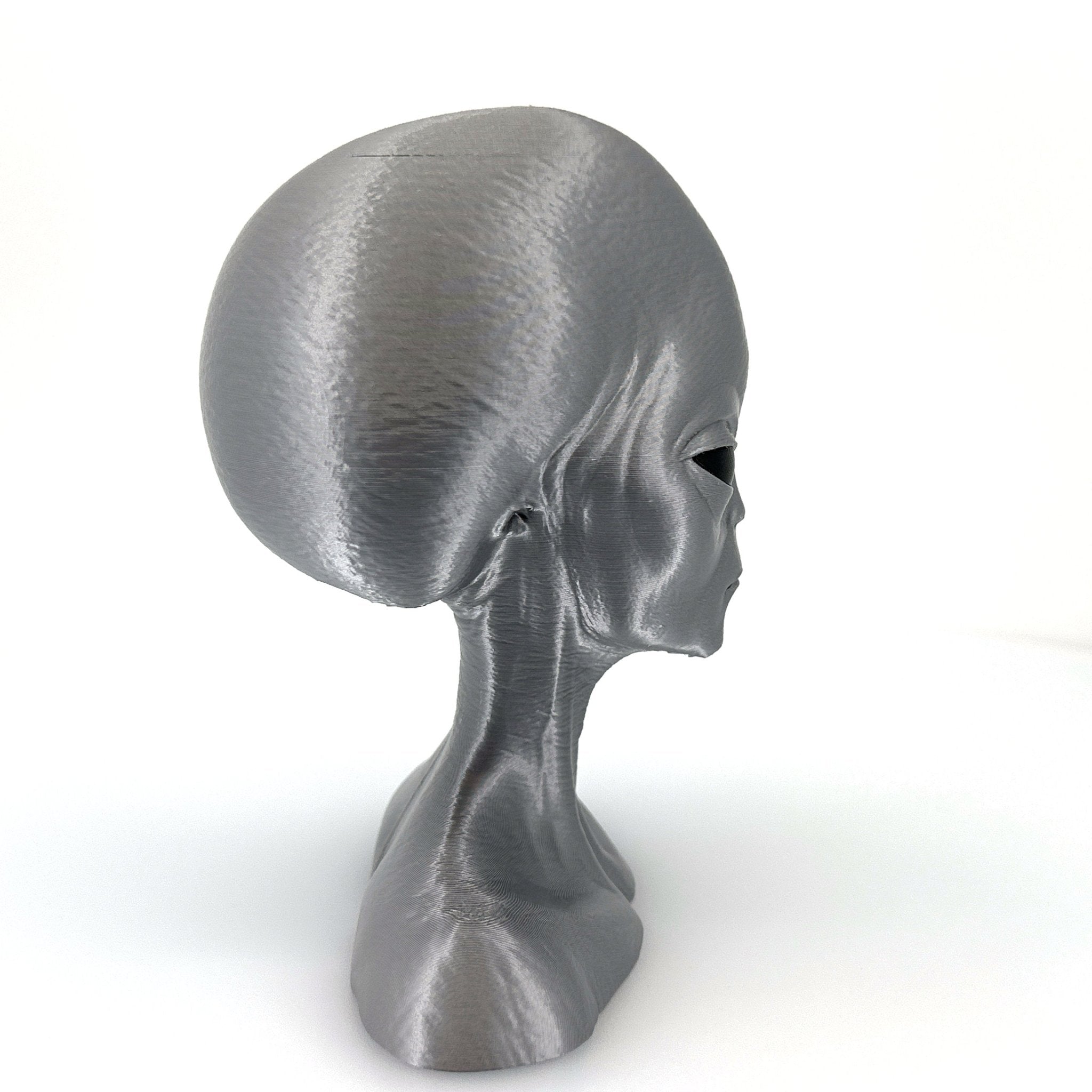 Roswell Grey Alien Bust – 4"–10" - UFODesigns3D
