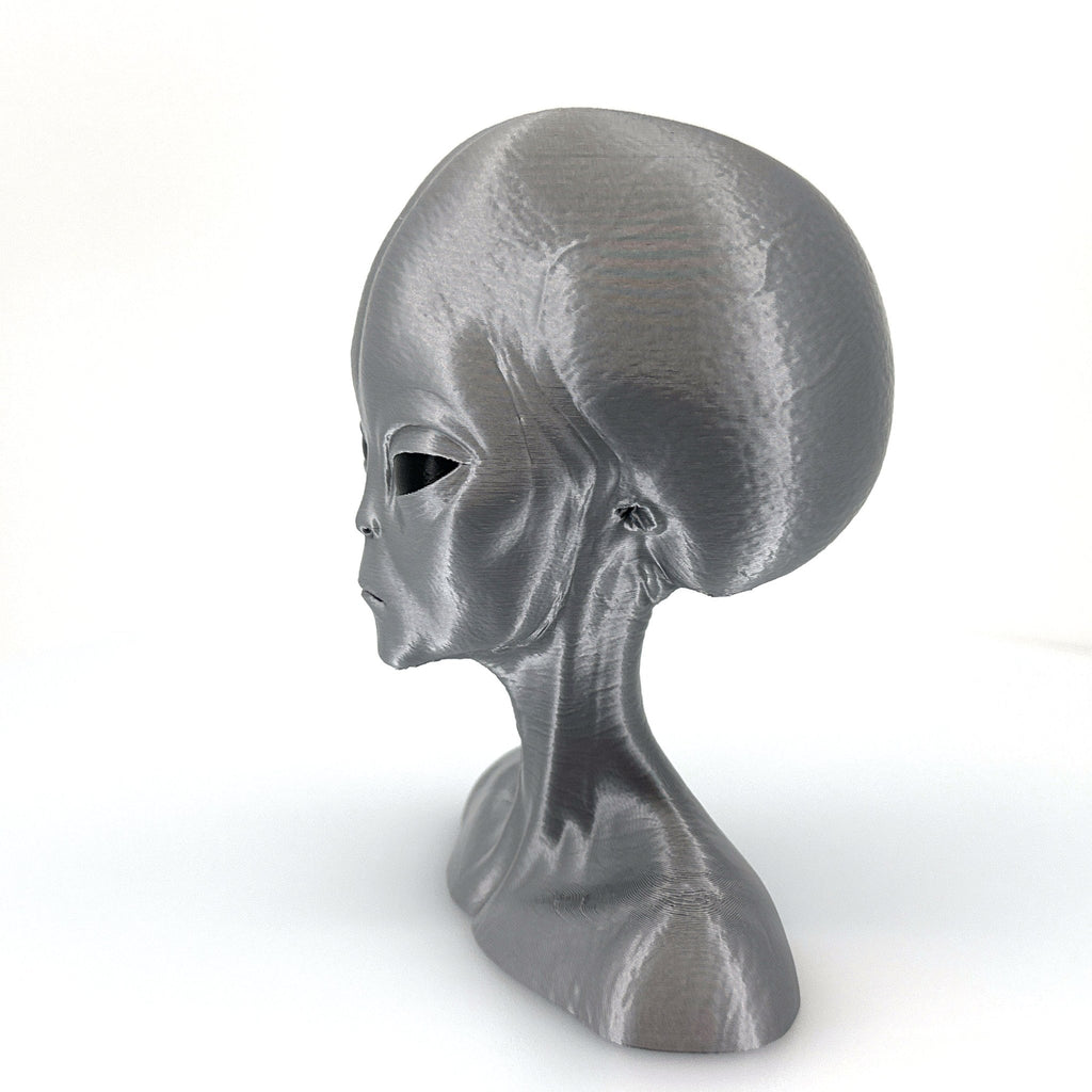 Roswell Grey Alien Bust – 4"–10" - UFODesigns3D