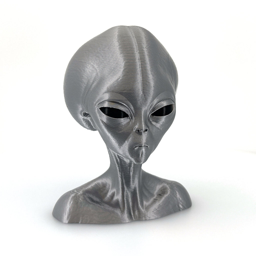Roswell Grey Alien Bust – 4"–10" - UFODesigns3D