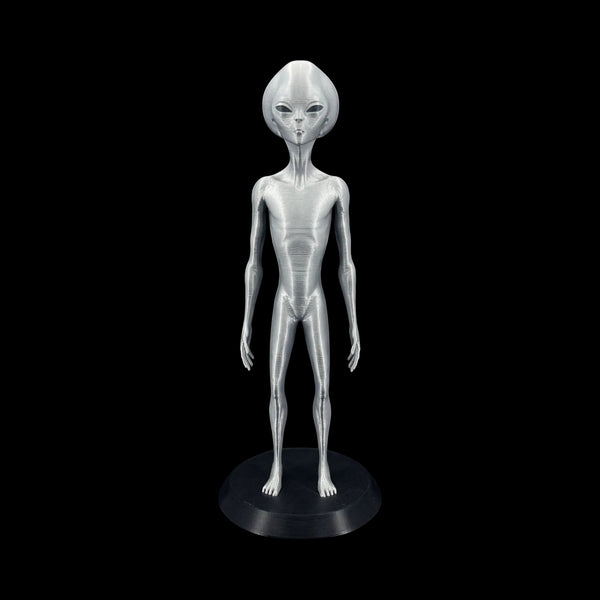 Roswell Grey Alien Figurine 10 Inch - 3D Printed by UFODesigns3D