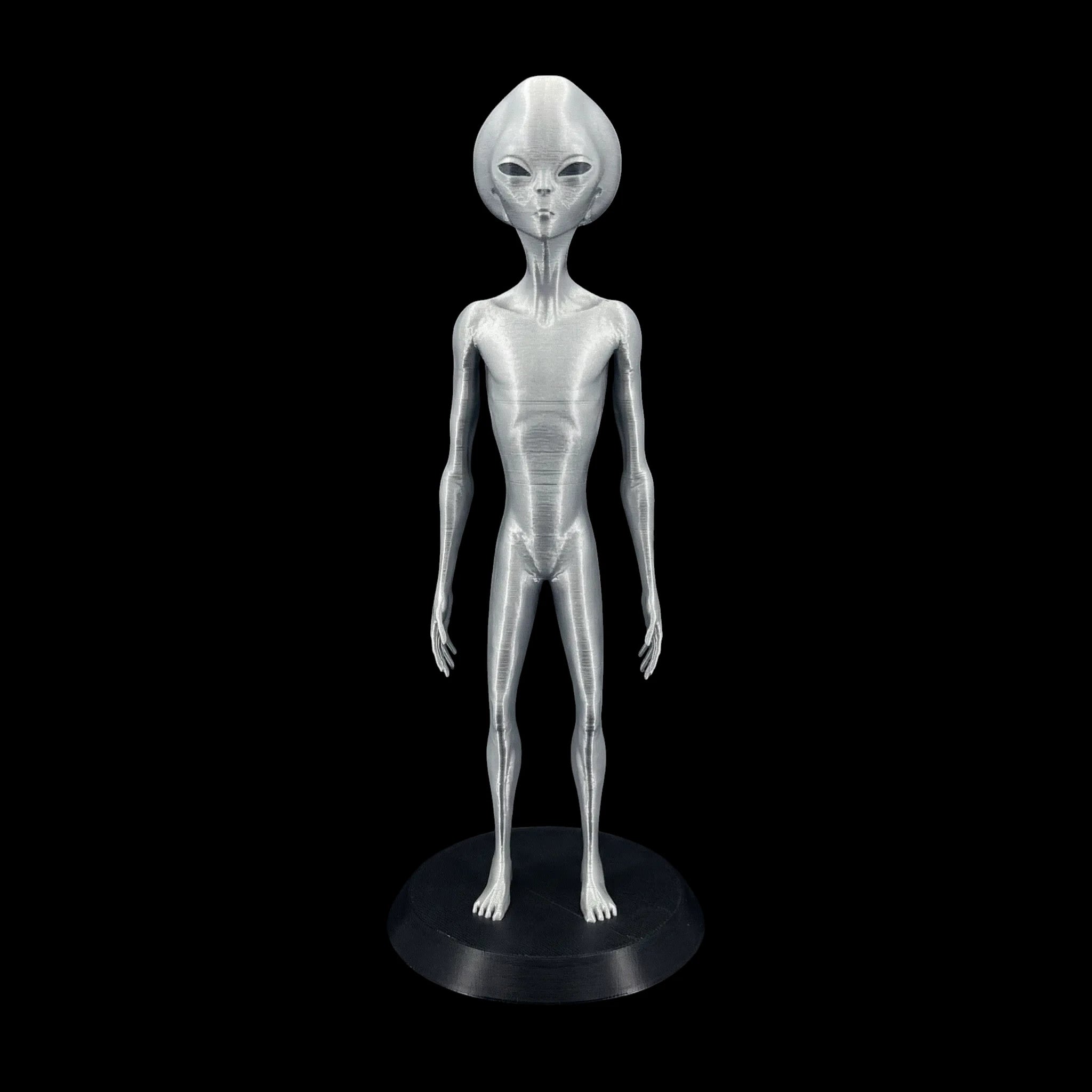 Roswell Grey Alien Figurine 10 Inch - 3D Printed by UFODesigns3D