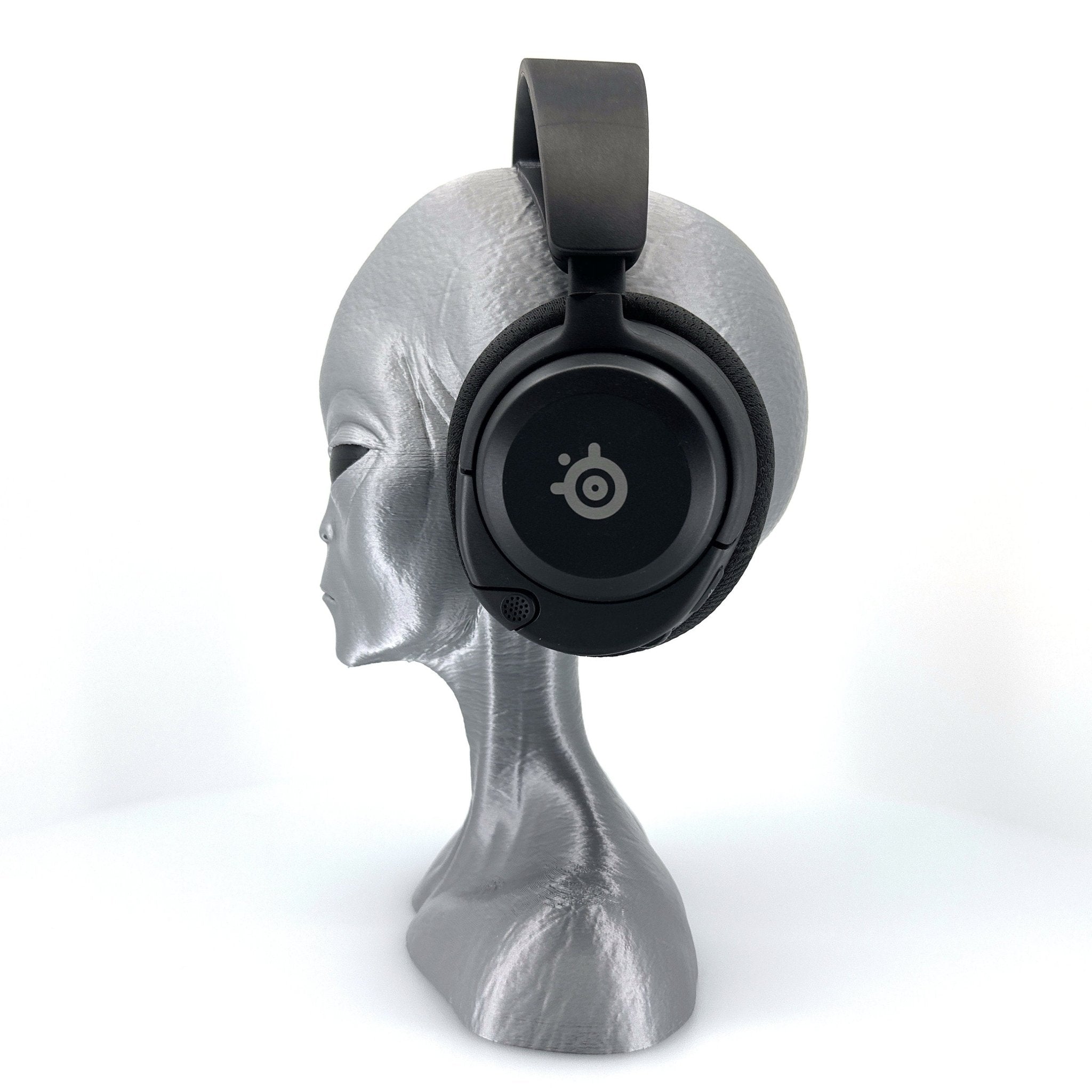 Roswell Grey Alien Headphone Stand 12" Tall