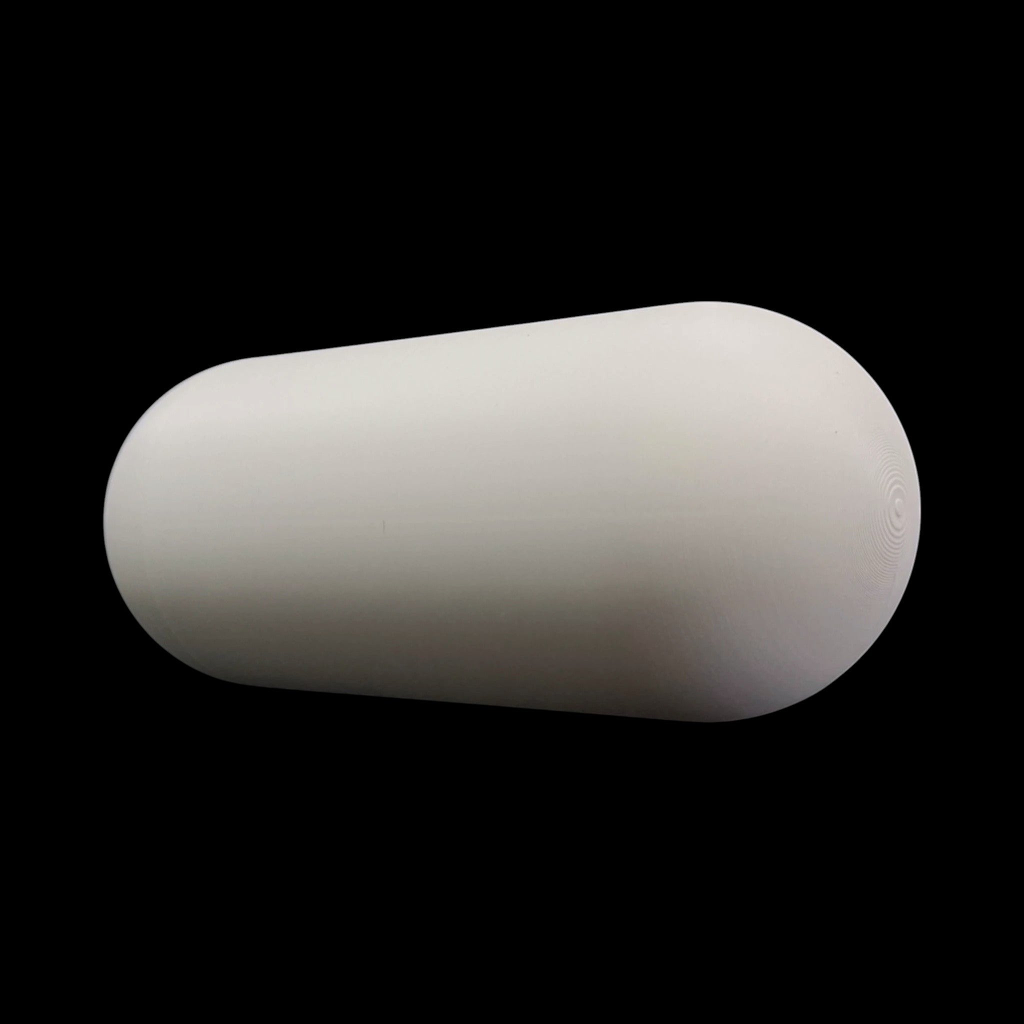 Tic Tac UFO – USS Nimitz Encounter – 4"–10" — view 1, 3D printed replica on black background