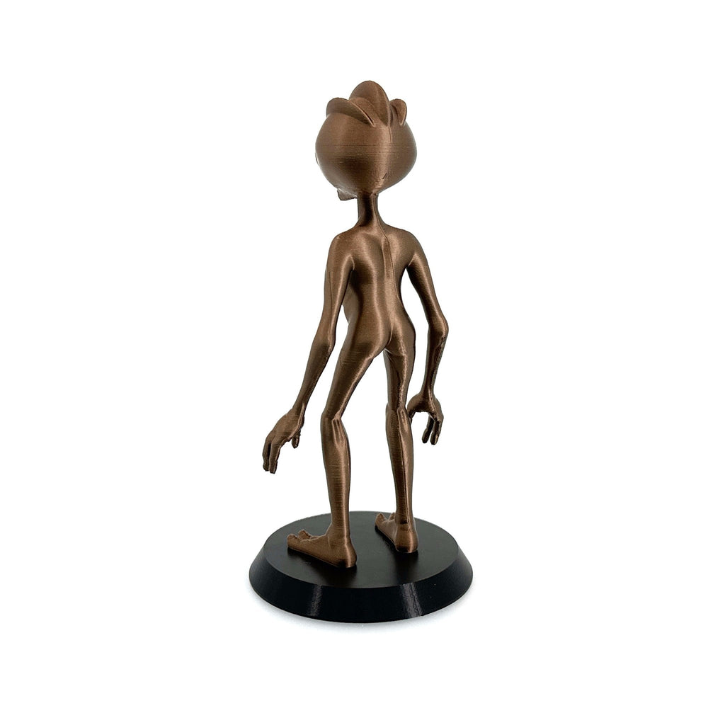 Varginha Alien Figurine – 10" — view 8, 3D printed replica on black background
